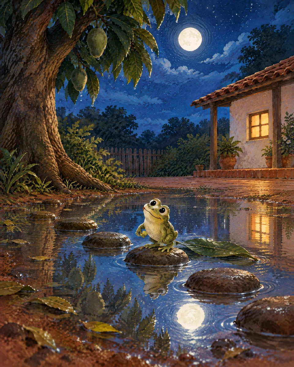 Tito, un cuento cada noche 5: El charco que creció (versión Claude)